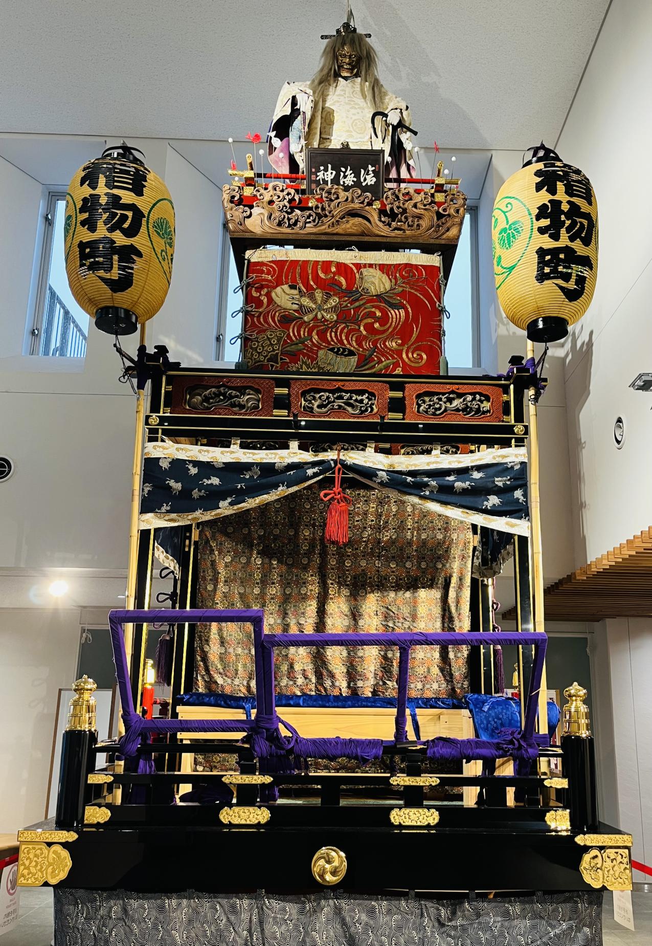 山車の展示の全体像
