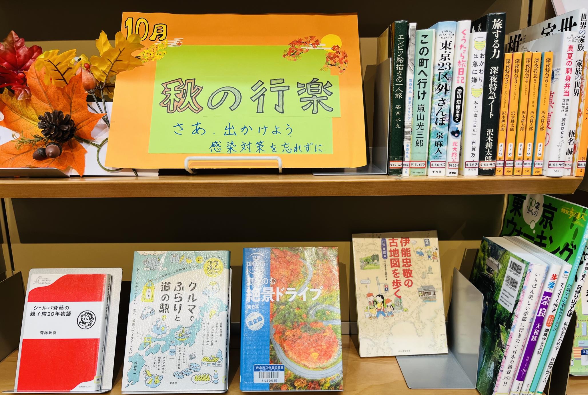 秋の行楽の展示画像1