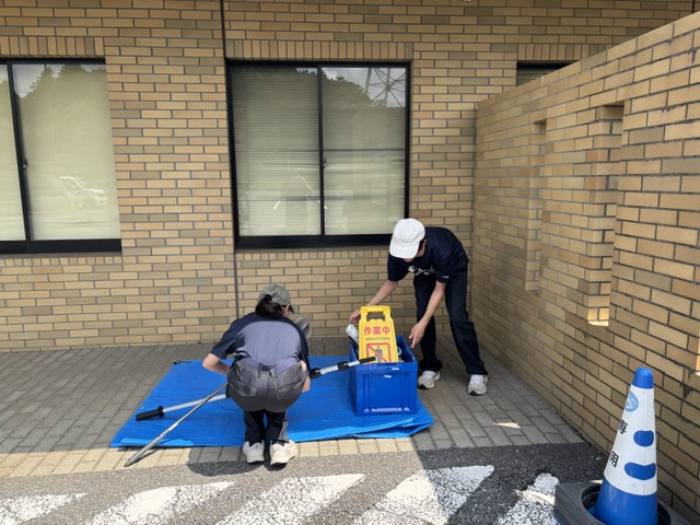 さくら分校清掃2日目写真1