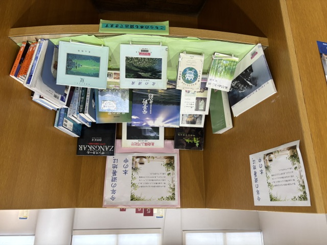 小テーマ展示　今年の避暑地は、本の中　写真